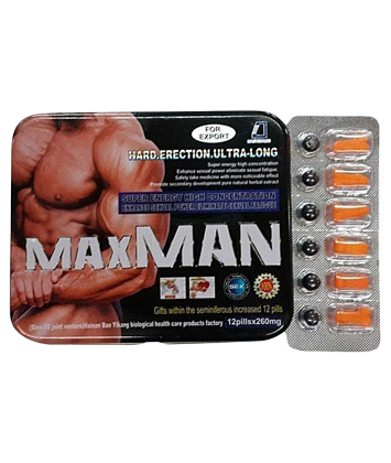 MAXMAN USA (24 viên) - Thuốc tăng cường sinh lý nam giới